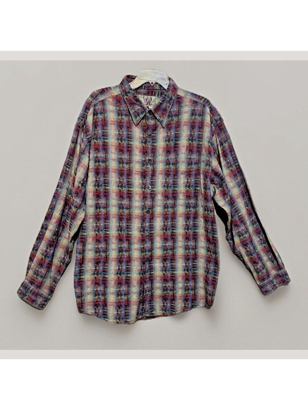 Territory Ahead Aztec Shirt Button Down XXL Mens 2XL Cotton Jacquard Pocket